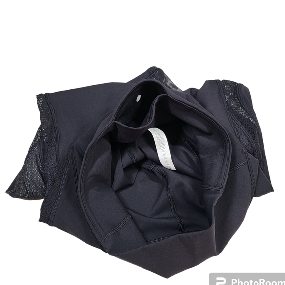 Lululemon Wunder Under Crop 21" *Lace Black - Picture 11 of 16